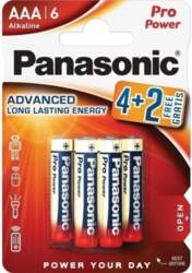 Panasonic elementi LR03PPG/6B (4+2)