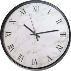 Pulkstenis sienas 30cm, balts