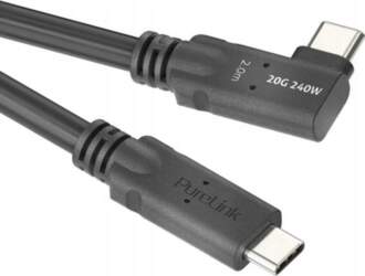 Purelink Usb-c 20gbps 2m 90° leņķis