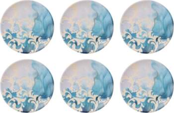 Pusdienu serviss Turquoise Pattern, 6 daļas