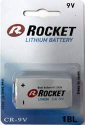 Rocket Lithium 9V baterija, 1 gab