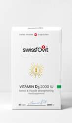 SwissOvit D3 vitamīns 2000 SV, 30