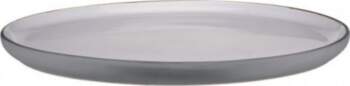 Time flat plate, 26 cm, pelēka