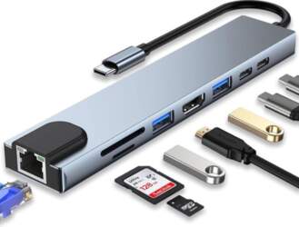 USB C HUB 8 in 1