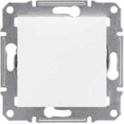 Asfora Switch Single Pole White, Spring