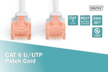 Assmann kaķa 6 u-utp patch kabelis