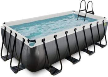 Baseins Exit Black Leather, 400x200x100 cm