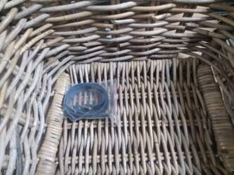 Basil Wicker velosipēda soma, elementāra, priekšā/aizmugurē