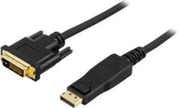 Deltaco DP-2020, DP/DVI-D, 2 m