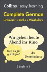 Easy Learning German Complete Grammar, Verbs