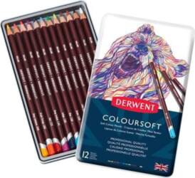 Krāsas zīmuļi - Derwent - Coloursoft