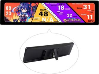 Monitors Waveshare 11.9 collu ips