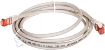 Patchcord S/ftp cat.6, pelēks, 2m