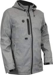 Pelēka virsjaka no softshell
