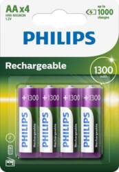 Philips AA NiMH elementi, 4 gab