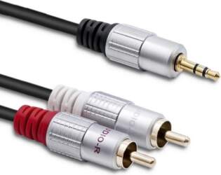 Qoltec 2x Rca uz Mini Jack