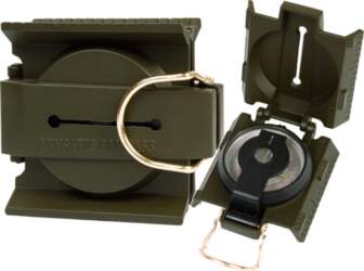 Tūrisma kompass Metāls Mil-Tec Us, Olive