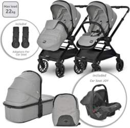 Universāls ratiņi Lorelli Reya 3in1, grey