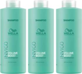 Wella Invigo Volume Boost Shampoo 3x1000ml