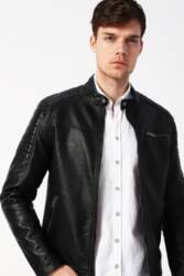 Ādas jaka Jack & Jones