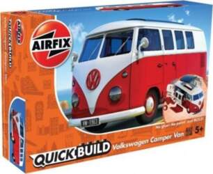 Airfix Quickbuild Vw Camper Van Red