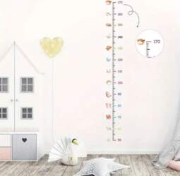 Bērnu interjera uzlīme Growth Chart