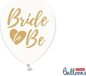 Caurspīdīgs baloni Bride To Be, 50