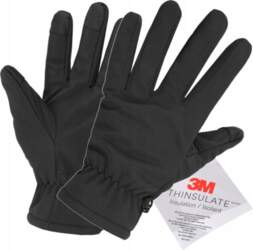 Cimdi, Softshell, Thinsulate, M izmērs, melni