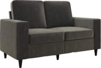 Dīvāns Cooper Loveseat, pelēks