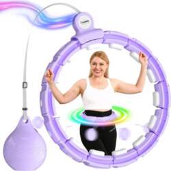 Hula hops pieaugušajiem Led 121cm modulārs
