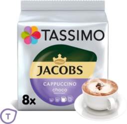 Jacobs CAPPUCCINO CHOCO Tassimo kapsulės, 8