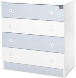 Kumode Lorelli New, balta/zilgana