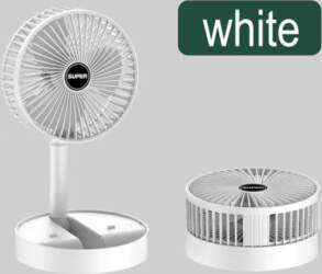 Lampas — ventilatori — uzlādējams pjedestāla