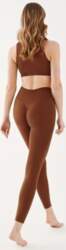 LEGGINGS push up, mocca, S/M