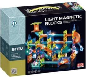 Magnētiskie bloki Stem, 110 elementi