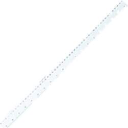 Plastmasas lineāls 50cm - Centrs