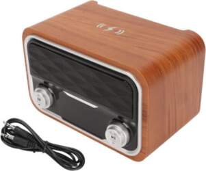 Retro Bluetooth Langback FM Radio Clock