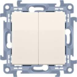 Simon 10 Double Switch krēms Cp2