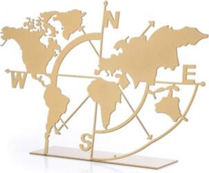 Statuete World Map, 1 gab.