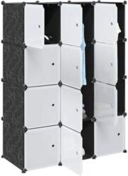 Storage cube organizer su 12 kubelių