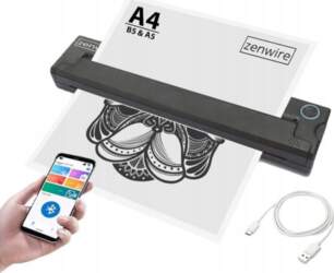 Zenwire TP-820 Mini Portable Thermal Printer