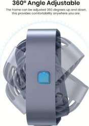 4 collu USB galda ventilators, balts
