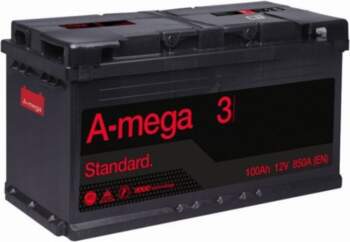 Akumulators A-MEGA Standart 100Ah 850A