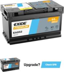 Akumulators EXIDE EA852 85 Ah 800