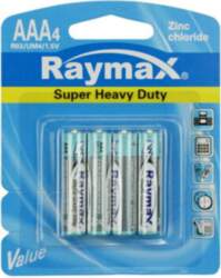 Baterijas Raymax AAA, 4 gab.