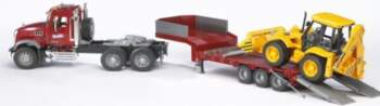 Bruder Mack Granite low loader and