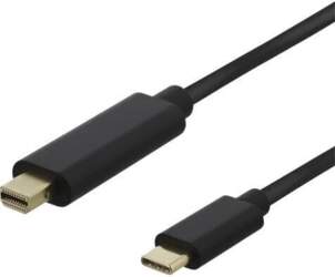 Deltaco USBC-DP102-K, USB-C/Mini DP, 1m