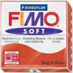 Fimo Soft modelēšanas māls, sarkans, 57g