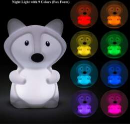 Galda lampas, Cute Fox Night Light