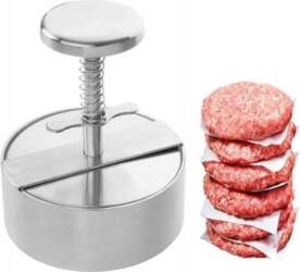 Grilli nerūsējošā tērauda hamburgeru preses forma